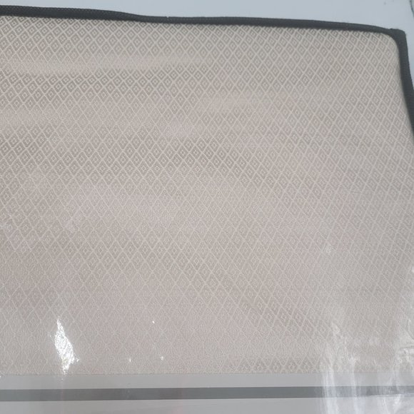 Bargello 63-Inch Room Darkening Window Curtain Panel in Champagne - Picture 5 of 5